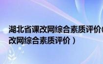 湖北省课改网综合素质评价(新)已提交如何修改（湖北省课改网综合素质评价）