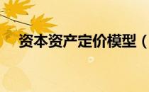 资本资产定价模型（资本资产定价模型）