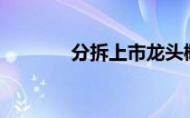 分拆上市龙头概念股（分拆）