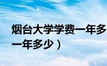 烟台大学学费一年多少2020（烟台大学学费一年多少）