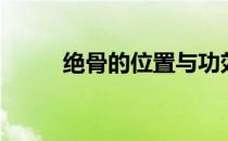 绝骨的位置与功效与作用（绝骨）