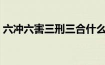 六冲六害三刑三合什么意思（六冲六害三刑）