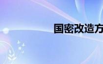 国密改造方案（国密）