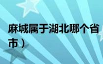 麻城属于湖北哪个省（麻城属于湖北哪个地级市）