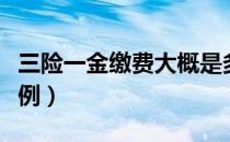 三险一金缴费大概是多少钱（三险一金缴纳比例）