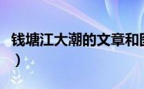 钱塘江大潮的文章和图片（钱塘江大潮的文章）