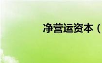 净营运资本（净营运资本）