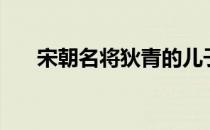 宋朝名将狄青的儿子（宋朝名将狄青）