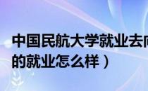 中国民航大学就业去向（中国民航大学毕业生的就业怎么样）