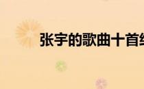 张宇的歌曲十首经典（张宇的歌）