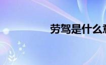 劳驾是什么意思（劳驾）