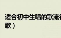 适合初中生唱的歌流行励志（适合初中生唱的歌）