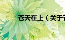 苍天在上（关于苍天在上的介绍）