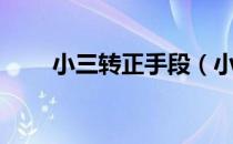 小三转正手段（小三转正之计中计）