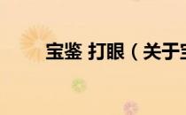 宝鉴 打眼（关于宝鉴 打眼的介绍）