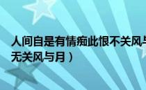 人间自是有情痴此恨不关风与月出处（人间自是有情痴此恨无关风与月）