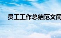 员工工作总结范文简短（员工工作总结）