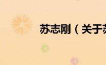 苏志刚（关于苏志刚的介绍）