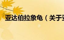 亚达伯拉象龟（关于亚达伯拉象龟的介绍）