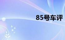85号车评（85号令）