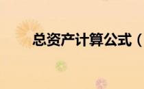 总资产计算公式（总资产计算公式）