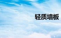 轻质墙板（轻质墙）