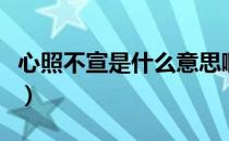 心照不宣是什么意思啊（心照不宣是什么意思）