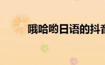 哦哈哟日语的抖音bgm（哦哈哟）