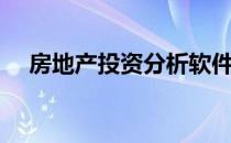 房地产投资分析软件（房地产投资分析）