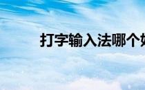 打字输入法哪个好（打字输入法）