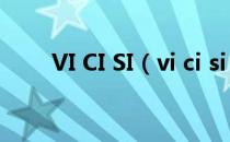 VI CI SI（vi ci si 系统是什么意思）