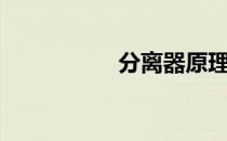 分离器原理（分离器）