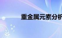 重金属元素分析仪 重金属元素