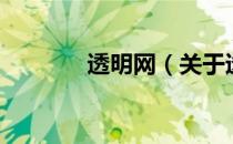 透明网（关于透明网的介绍）