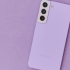 华丽的三星Galaxy S22手机获得紫色油漆工作