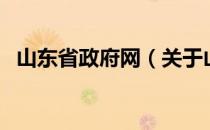 山东省政府网（关于山东省政府网的介绍）