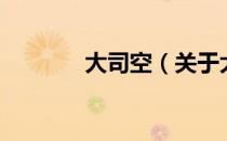 大司空（关于大司空的介绍）