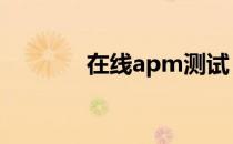 在线apm测试 在线apm测试