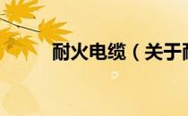 耐火电缆（关于耐火电缆的介绍）