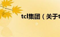 tcl集团（关于tcl集团的介绍）