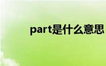 part是什么意思 part是什么意思