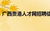 广西贵港人才网招聘信息网 广西贵港人才网