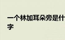 一个林加耳朵旁是什么字 林加耳朵旁是什么字