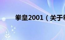 拳皇2001（关于拳皇2001的介绍）