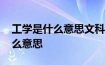 工学是什么意思文科生可以都读吗 工学是什么意思