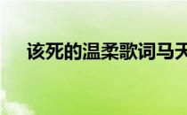 该死的温柔歌词马天宇 该死的温柔歌词