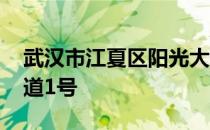 武汉市江夏区阳光大道 武汉市江夏区阳光大道1号