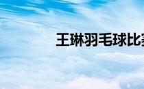 王琳羽毛球比赛 王琳羽毛球