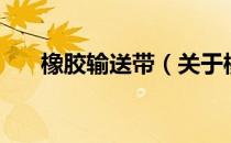 橡胶输送带（关于橡胶输送带的介绍）