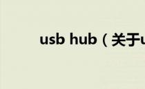 usb hub（关于usb hub的介绍）